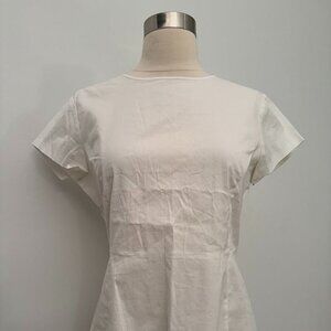 Theory Carrian Peplum Top, Size S